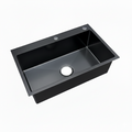 Stainless Steel Handmade Single Bowl Sink with drainer