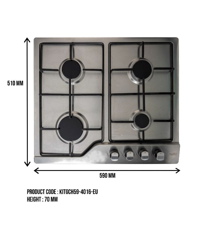 4 burner gas cooker