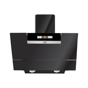 Euro 60cm Black Range Hood with Motion & Touch Control