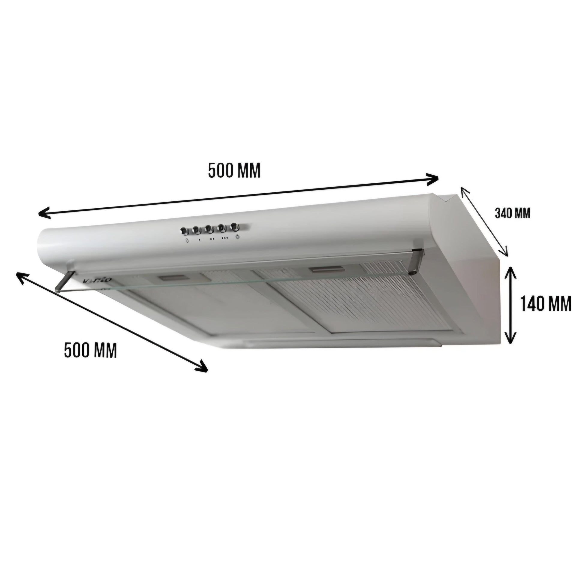 VENTO 50cm Wide Cooker Hood