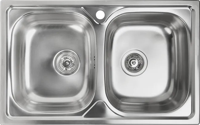 double bawl sink stainless steel