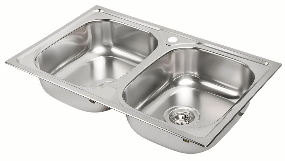 double bawl sink stainless steel