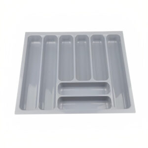 Custom Fit Cutlery Tray Grey - Neatly Organize Your Kitchen Drawers