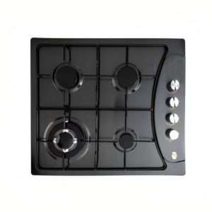 Sleek 4 Burner Gas Cooker Glasstop Square - Asian Kitchen Appliance