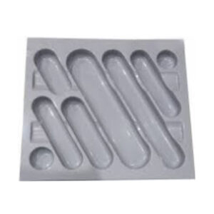 Custom Fit Cutlery Tray Grey - Neatly Organize Your Kitchen Drawers 540 x 490 x 45