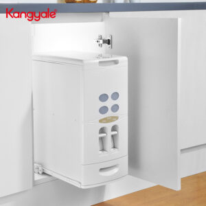 Deluxe Rice Box With Digital Measurement (Cabinet Pullout) - Convenient Kitchen Storage Solution