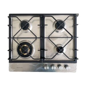 Safe 4 Burner Stainless Steel Gas Cooker - Arthur Lux Kitchen Appliance