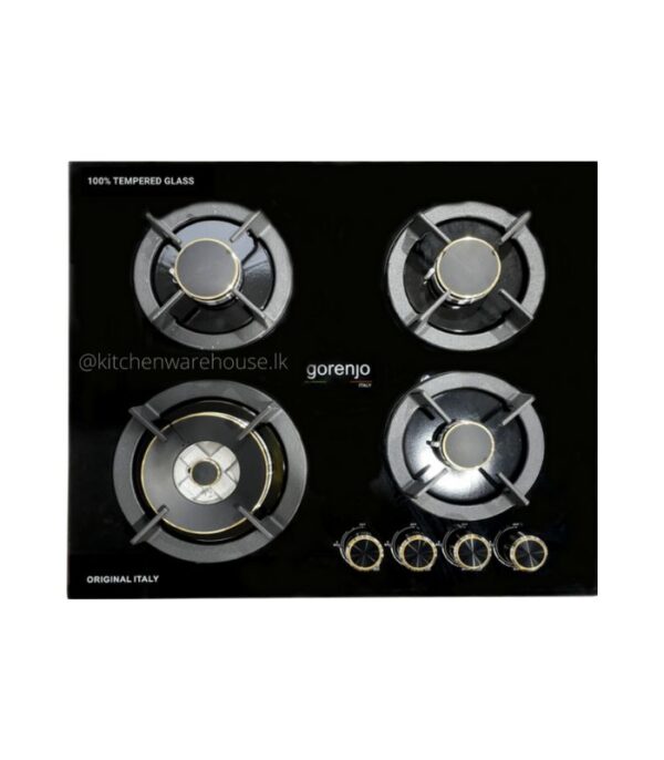 Sleek Gorenjo 60cm 4 Burner Gas Cooker Glasstop - Modern Kitchen Appliance
