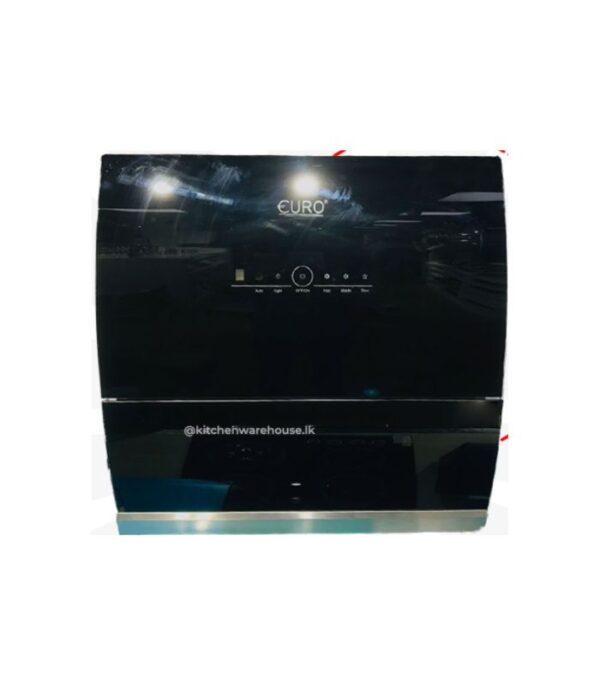 Sleek Euro 60cm Glass Curve Range Hood Touch Control - Modern Kitchen Appliance