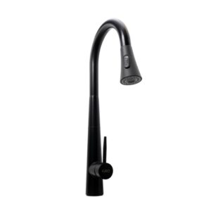 Euro Pullout Kitchen Tap Black SS - Elegant Faucet