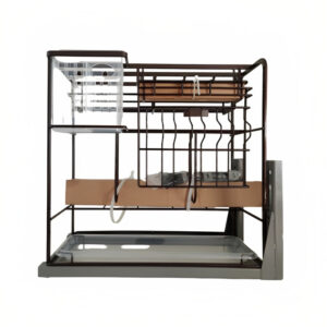 Efficient Kitchen Organization with Pullout Cabinet Organizer - 482 x 250 x 455 mm