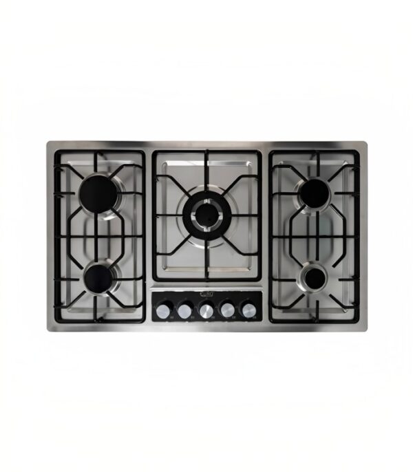 Versatile Euro 90cm 5 Burner Gas Cooker Stainless Steel - Modern Kitchen Appliance