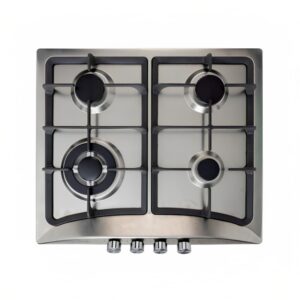 Sleek Prima 60cm 4 Burner Gas Cooker SS - Modern Kitchen Appliance