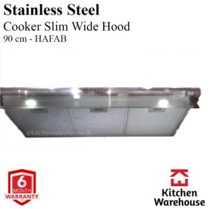 Sleek G/COOKER SLIM WIDE HOOD 90CM HAFAB - Modern Kitchen Appliance
