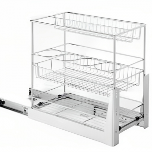 Convenient 03 Layer Pull-Out Drawer Organizer
